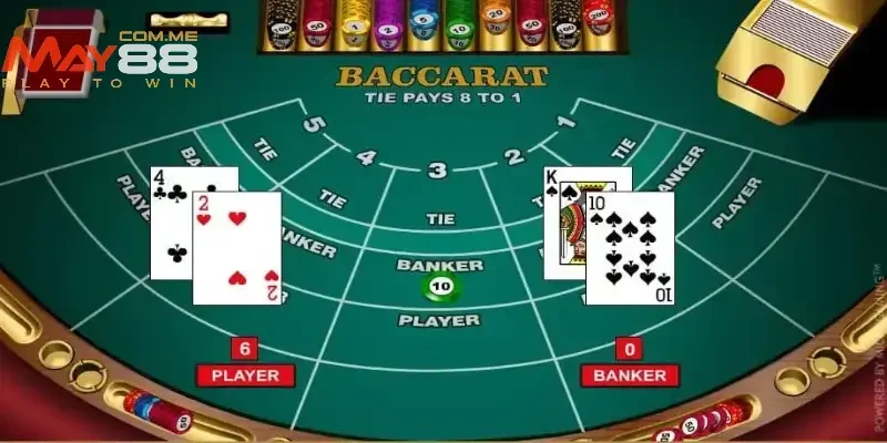 Cùng tìm hiểu về trò chơi bài Baccarat tại MAY88